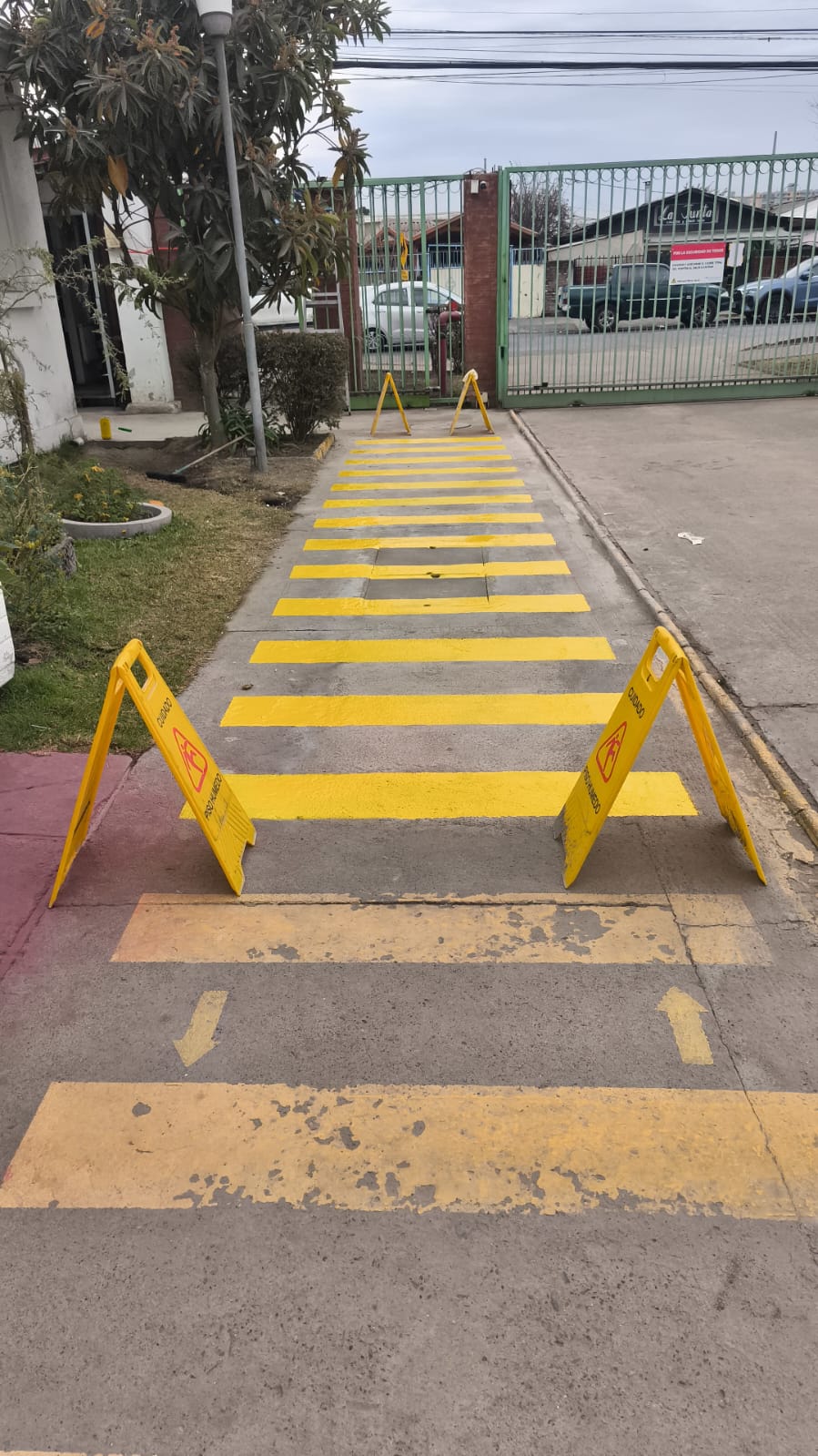 Demarcación y seguridad peatonal
